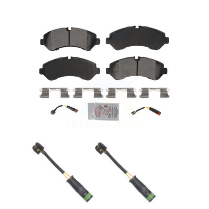 Rear Ceramic Brake Pad Extra Wear Sensor Kit For Mercedes-Benz Sprinter 4500 Freightliner KNW-101248