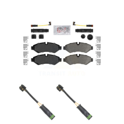 Rear Ceramic Brake Pad Extra Wear Sensor Kit For Mercedes-Benz Sprinter 4500 Freightliner KNW-101249