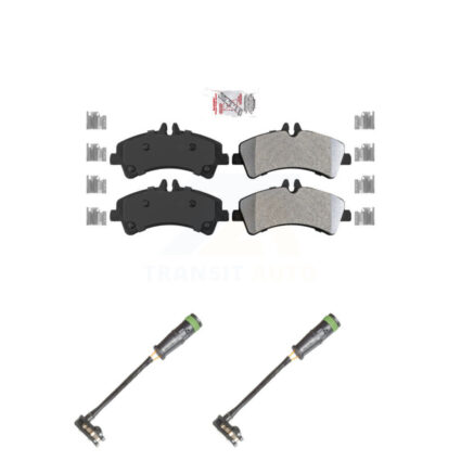Rear Ceramic Disc Brake Pads And Wear Sensors Kit For Freightliner Sprinter 3500 KNW-101252