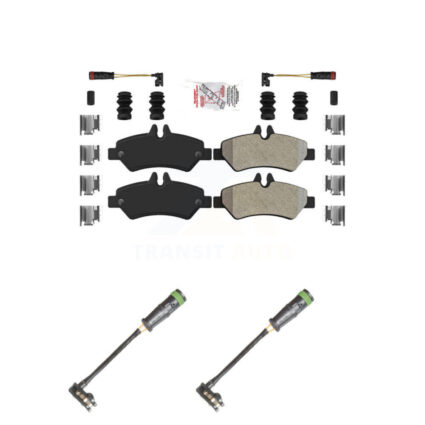 Rear Ceramic Disc Brake Pad And Extra Wear Sensor Kit For Freightliner Sprinter 2500 3500 KNW-101255