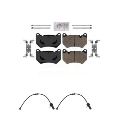 Front Ceramic Disc Brake Pads And Wear Sensors Kit For Audi Q5 2.0L KNW-101333