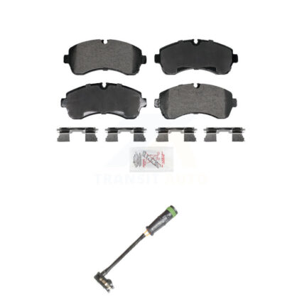 Front Ceramic Brake Pad & Wear Sensor Kit For Mercedes-Benz Sprinter 3500 2500 Dodge 1500 KNW-101348