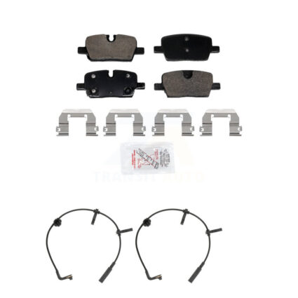 Rear Ceramic Disc Brake Pads & Wear Sensor Kit For 2020 Cadillac CT6 With Brembo Calipers KNW-101364