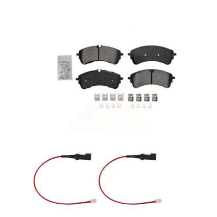 Rear Ceramic Disc Brake Pads And Wear Sensors Kit For Ford Transit-350 HD KNW-101366