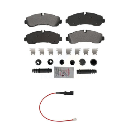 Rear Ceramic Disc Brake Pads And Wear Sensors Kit For 2020 Ford Transit-350 HD AWD KNW-101372