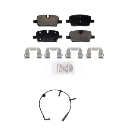 Rear Ceramic Disc Brake Pads & Wear Sensor Kit For 2020 Cadillac CT6 With Brembo Calipers KNW-101373