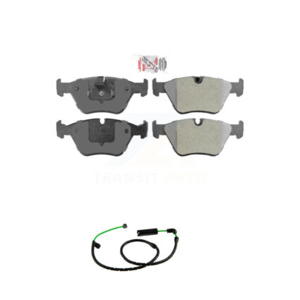 Front Ceramic Disc Brake Pads And Wear Sensors Kit For BMW X3 3.0L KNW-101468
