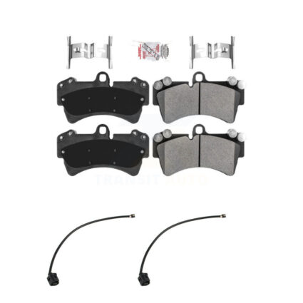 Front Ceramic Disc Brake Pad And Wear Sensor Kit For Audi Q7 with Composite KNW-101475
