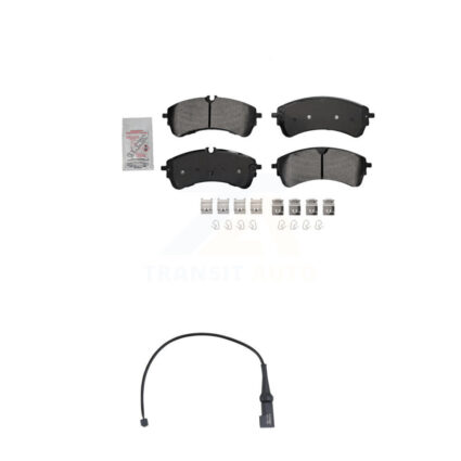 Rear Ceramic Disc Brake Pads And Wear Sensors Kit For Ford Transit-350 HD KNW-101481