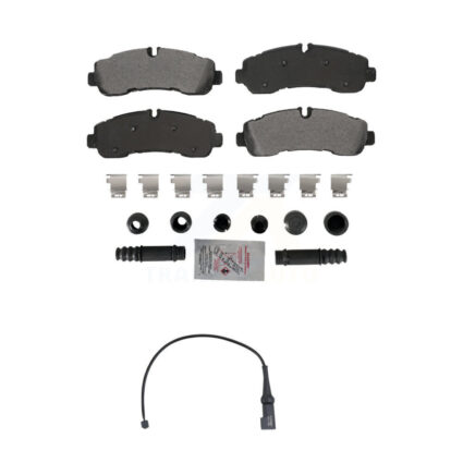 Rear Ceramic Disc Brake Pads And Wear Sensors Kit For 2020 Ford Transit-350 HD AWD KNW-101482