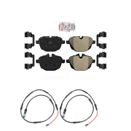 Rear Ceramic Disc Brake Pads And Wear Sensors Kit For BMW 528i xDrive 535d KNW-101487