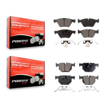 Front Rear Semi-Metallic Brake Pads Kit For BMW 525i KPF-100030