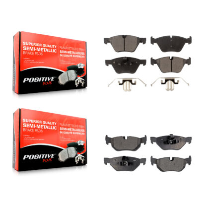 Front Rear Semi-Metallic Brake Pads Kit For BMW 128i X1 328xi 328i 323i 325i 325xi KPF-100032