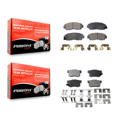 Front Rear Semi-Metallic Brake Pads Kit For Acura RDX KPF-100048
