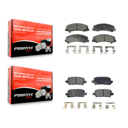 Front Rear Semi-Metallic Brake Pads Kit For Chevrolet Impala Limited KPF-100067