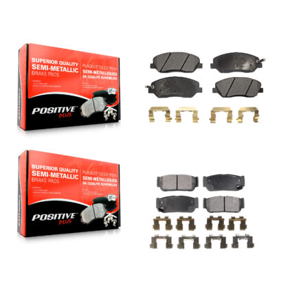 Front Rear Semi-Metallic Brake Pads Kit For Hyundai Entourage Kia Sedona To 04/27/06 KPF-100081
