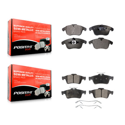 Front Rear Semi-Metallic Brake Pads Kit For 2012 Volvo S40 KPF-100110