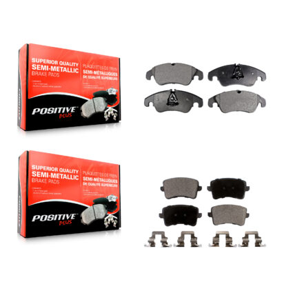 Front Rear Semi-Metallic Brake Pads Kit For Audi Q5 A4 Quattro A5 S4 S5 allroad KPF-100117