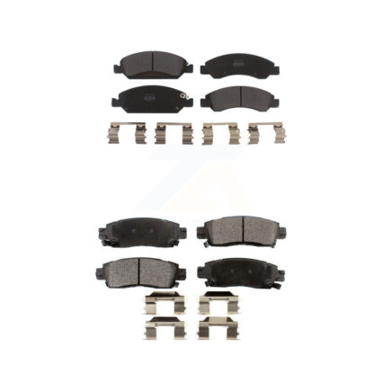 Front Rear Semi-Metallic Brake Pads Kit For Cadillac XTS KPF-100141