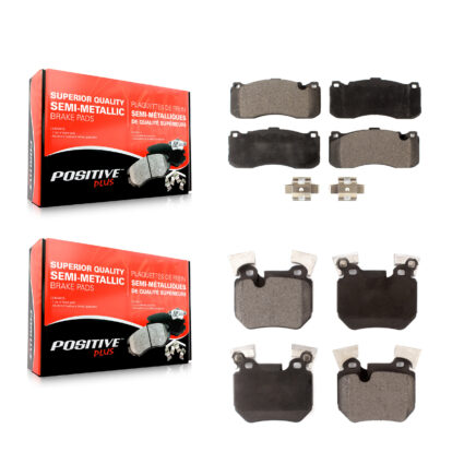 Front Rear Semi-Metallic Brake Pads Kit For BMW 135i 135is KPF-100144