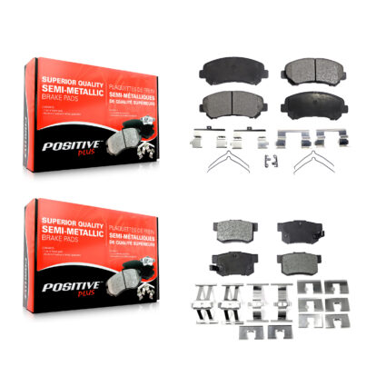 Front Rear Semi-Metallic Brake Pads Kit For 2010-2013 Suzuki Kizashi KPF-100145