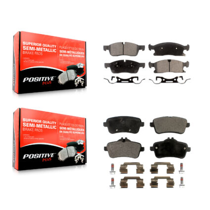 Front Rear Semi-Metallic Brake Pad Kit For Mercedes-Benz ML350 GLE400 GLE350 GL350 GLS450 KPF-100193