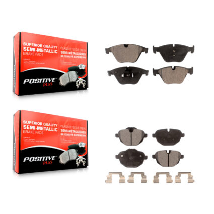 Front Rear Semi-Metallic Brake Pads Kit For BMW 535i xDrive 535d ActiveHybrid 5 528i KPF-100202