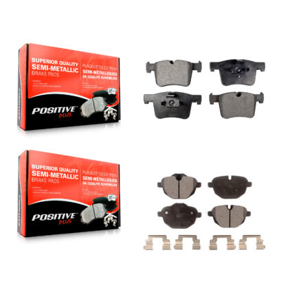 Front Rear Semi-Metallic Brake Pads Kit For BMW X3 X4 KPF-100224