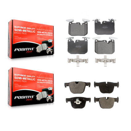 Front Rear Semi-Metallic Brake Pad Kit For BMW 435i xDrive 440i Gran Coupe 340i 335i GT 3 KPF-100234