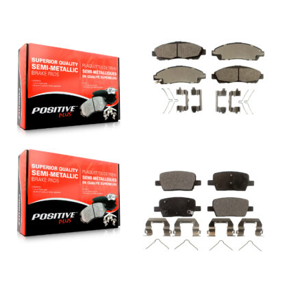 Front Rear Semi-Metallic Brake Pad Kit For Chevrolet Cadillac XT5 Traverse GMC Acadia XT6 KPF-100288