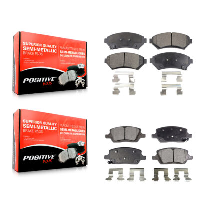 Front Rear Semi-Metallic Brake Pads Kit For 2005 Pontiac Montana FWD KPF-100329
