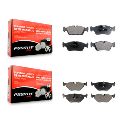 Front Rear Semi-Metallic Brake Pads Kit For BMW Z4 325i 325Ci 320i 325xi 328i 323i 318i KPF-100348