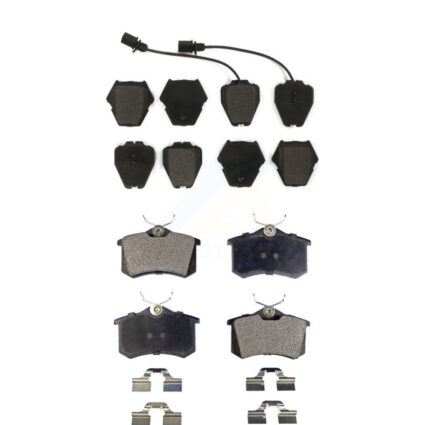 Front Rear Semi-Metallic Brake Pads Kit For Audi A6 Quattro KPF-100418