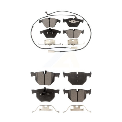 Front Rear Semi-Metallic Brake Pads Kit For BMW 335i xDrive X1 335xi 335is 335d KPF-100426