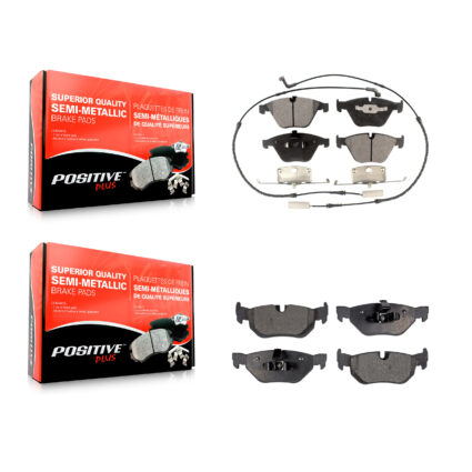 Front Rear Semi-Metallic Brake Pads Kit For BMW 328i xDrive X1 328xi KPF-100427