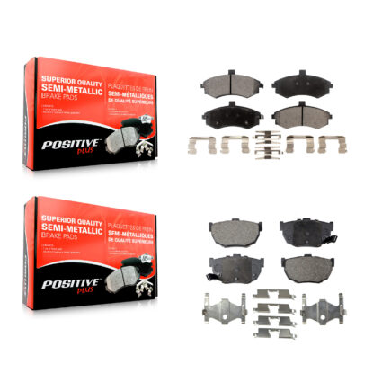 Front Rear Semi-Metallic Brake Pads Kit For Hyundai Elantra Disc rear brakes KPF-100441
