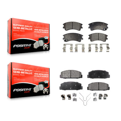Front Rear Semi-Metallic Brake Pads Kit For 2003-2005 Mazda 6 KPF-100448