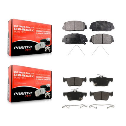Front Rear Semi-Metallic Brake Pads Kit For Honda Civic KPF-100474