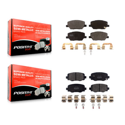 Front Rear Semi-Metallic Brake Pads Kit For Jeep Renegade Fiat 500X KPF-100483