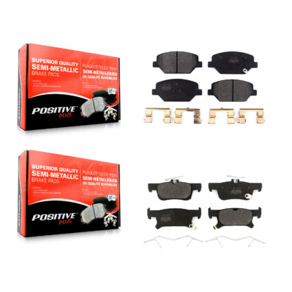 Front Rear Semi-Metallic Brake Pads Kit For Buick Envision With 288mm Diameter Rotor KPF-100493