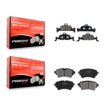 Front Rear Semi-Metallic Brake Pads Kit For Audi Q5 A4 Quattro A5 Sportback allroad A6 KPF-100494
