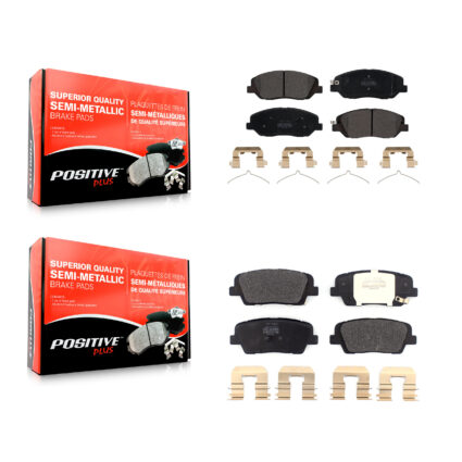 Front Rear Semi-Metallic Brake Pads Kit For Hyundai Santa Fe XL KPF-100495