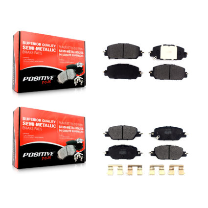 Front Rear Semi-Metallic Brake Pads Kit For Honda CR-V KPF-100496