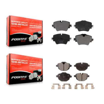 Front Rear Semi-Metallic Brake Pads Kit For BMW X3 X4 KPF-100509