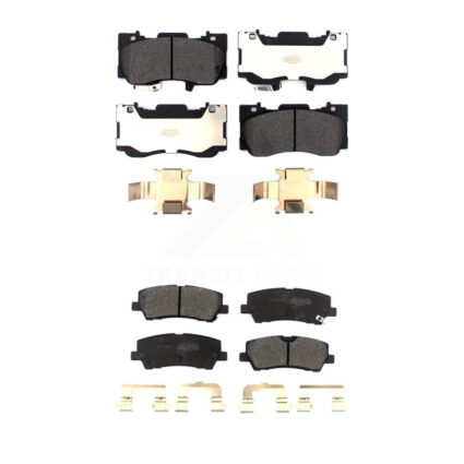 Front Rear Semi-Metallic Brake Pads Kit For Ford Mustang KPF-100530