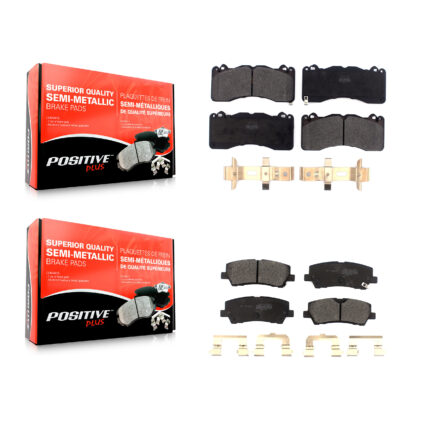 Front Rear Semi-Metallic Brake Pads Kit For Ford Mustang KPF-100532