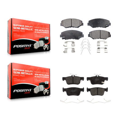 Front Rear Semi-Metallic Brake Pads Kit For Honda Civic KPF-100545