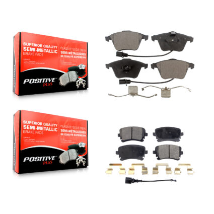 Front Rear Semi-Metallic Brake Pads Kit For Audi A6 Quattro S4 KPF-100547