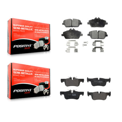 Front Rear Semi-Metallic Brake Pads Kit For 2014-2017 BMW i3 KPF-100598
