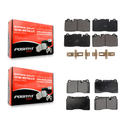 Front Rear Semi-Metallic Brake Pads Kit For Chevrolet Corvette Camaro KPF-100605
